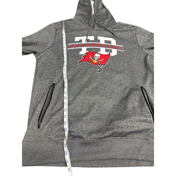 Men's NFL Team Apparel Gray Tampa Bay Buccaneers Hoodie Size XL - Picture 10 of 10